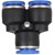ProTool Wye Fitting 5/16 Push Fit Divider (8mm) Image 1
