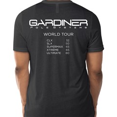 J Racenstein Gardiner World Tour T Shirt
