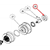 ProTool Motor Shaft Locker for 32in and 39in Rotary Brush