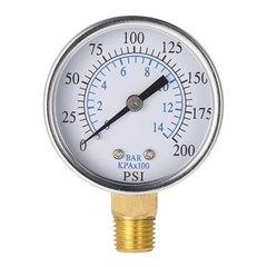 ProTool Pressure Gauge 200psi Max