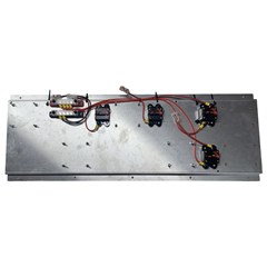 4 Pump Mounting Plate Complete with Breakers and Wiring