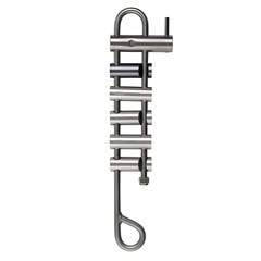Rappel Rack SS Tie off bar and 5 Aluminum Brake Bars