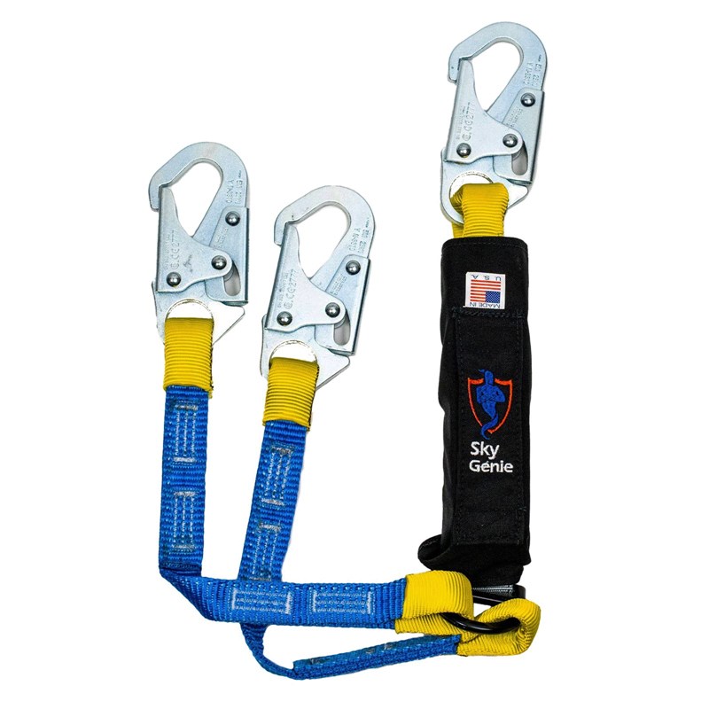 Lanyard Double 03 feet Shock Absorbing SkyGenie