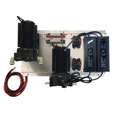 High Flow Dual 110v or 12v powered Pump Plate for Solar and Batch Spraying