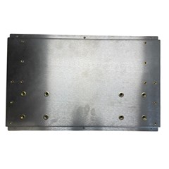 ProTool Wall Mount Plate for 2 SS RO and  2 -20in Housings with Clear Sump