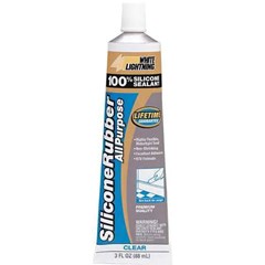 White Lightening Silicon Adhesive  3oz